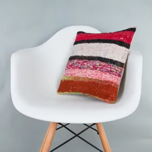Contemporary Multiple Color Kilim Pillow Cover 16x16 7993