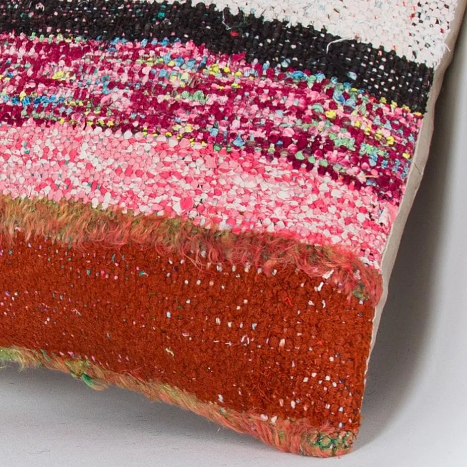 Contemporary Multiple Color Kilim Pillow Cover 16x16 7993