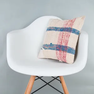 Contemporary Multiple Color Kilim Pillow Cover 16x16 7994