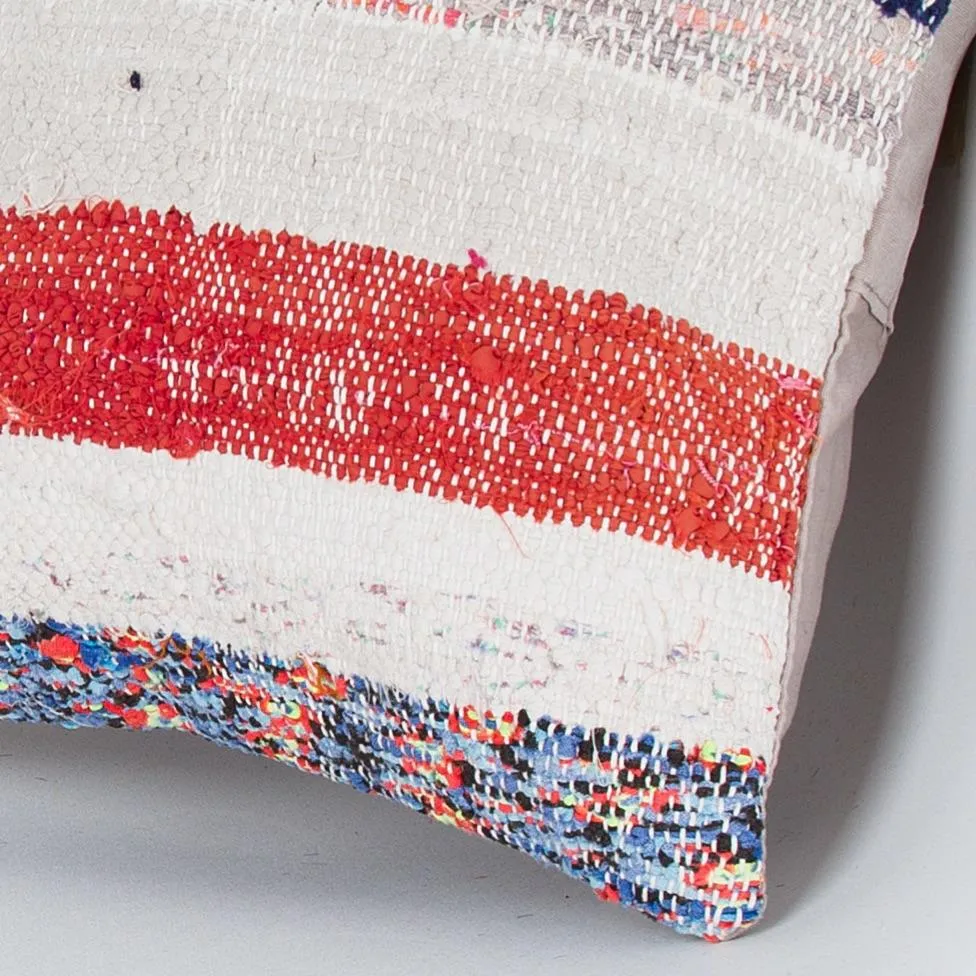 Contemporary Multiple Color Kilim Pillow Cover 16x16 8174