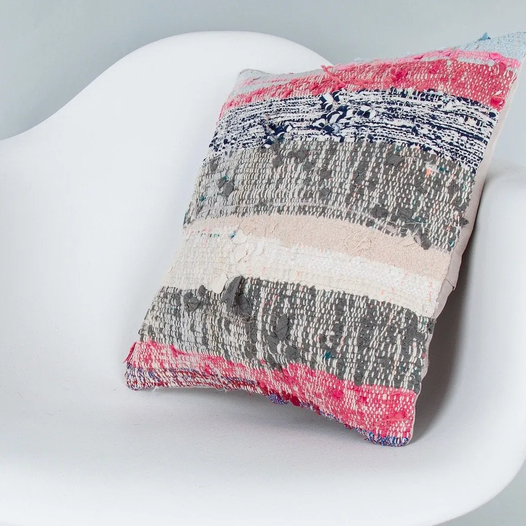 Contemporary Multiple Color Kilim Pillow Cover 16x16 8205