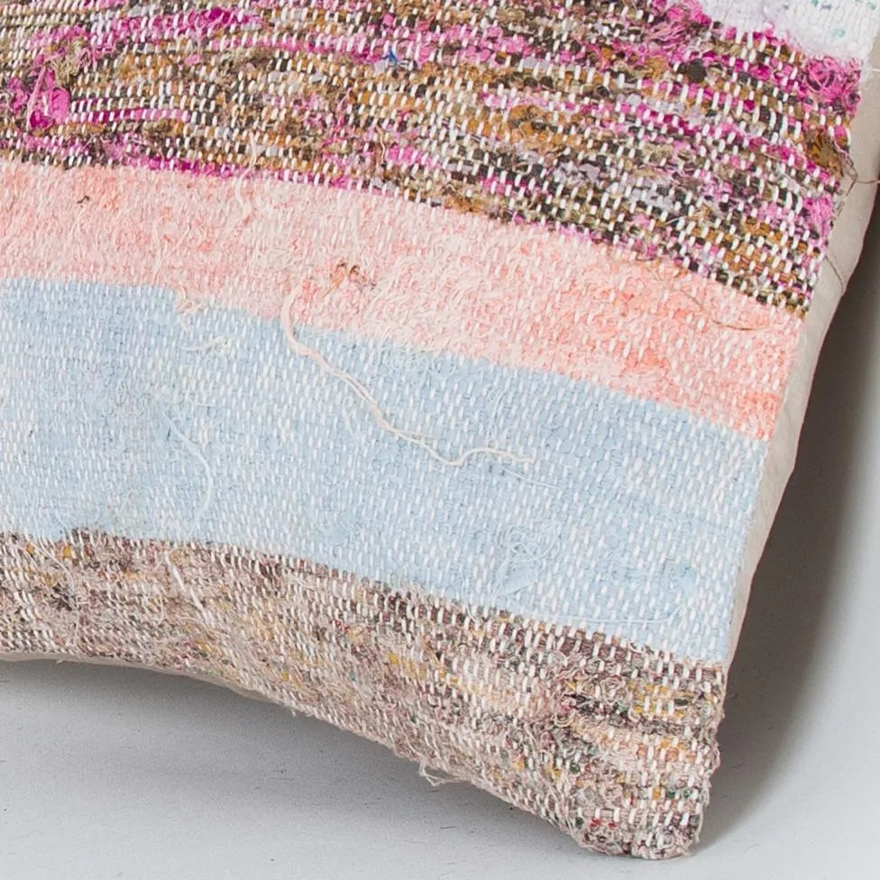 Contemporary Multiple Color Kilim Pillow Cover 16x16 8209