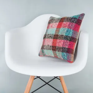 Contemporary Multiple Color Kilim Pillow Cover 16x16 8330