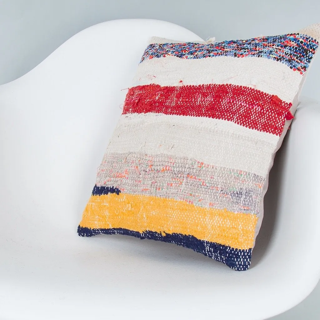 Contemporary Multiple Color Kilim Pillow Cover 16x16 8333