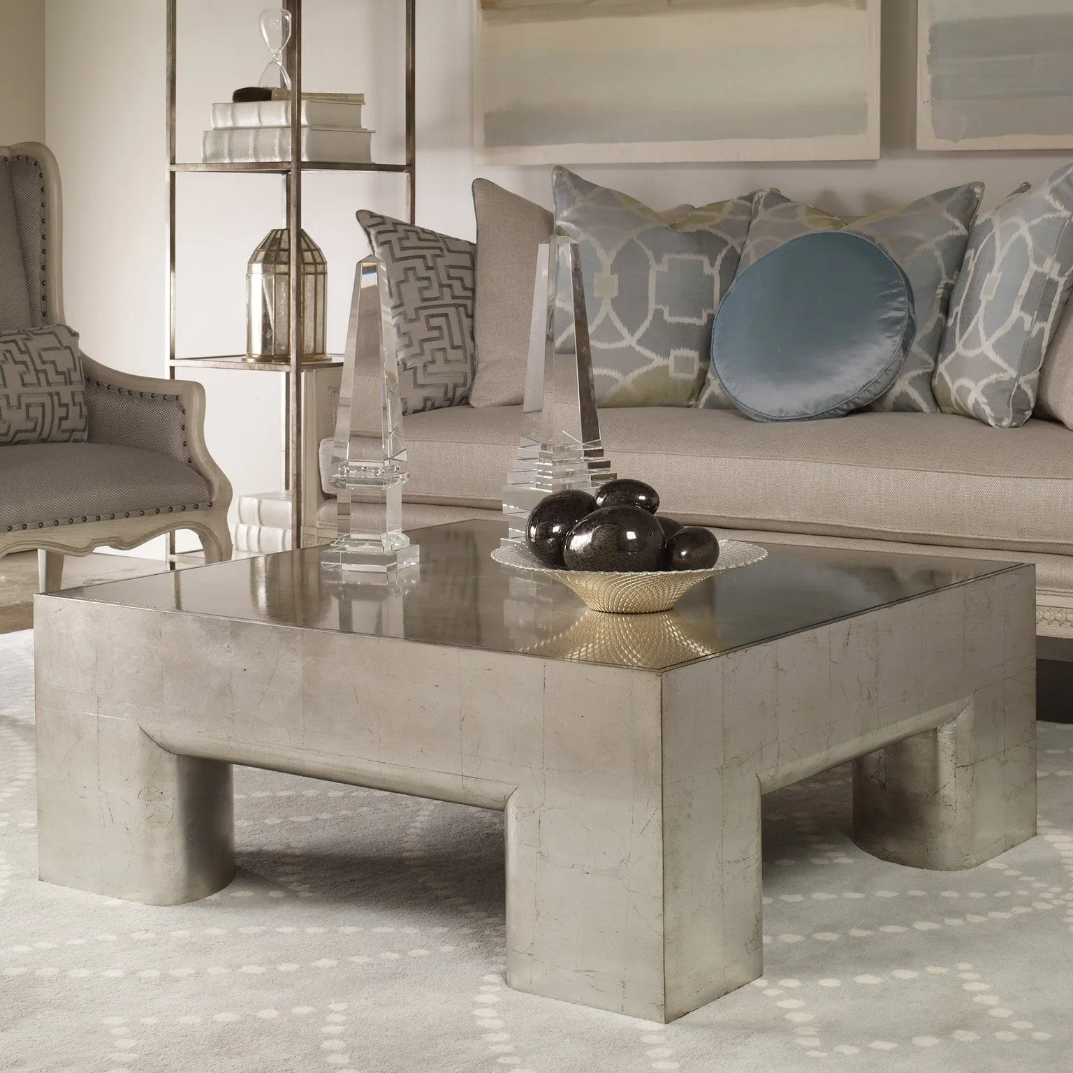 Contemporary Parsons Large Coffee Table
