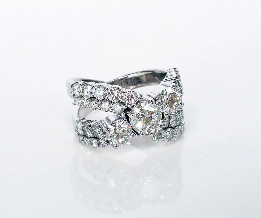 Contemporary Wedding Ring Redesign
