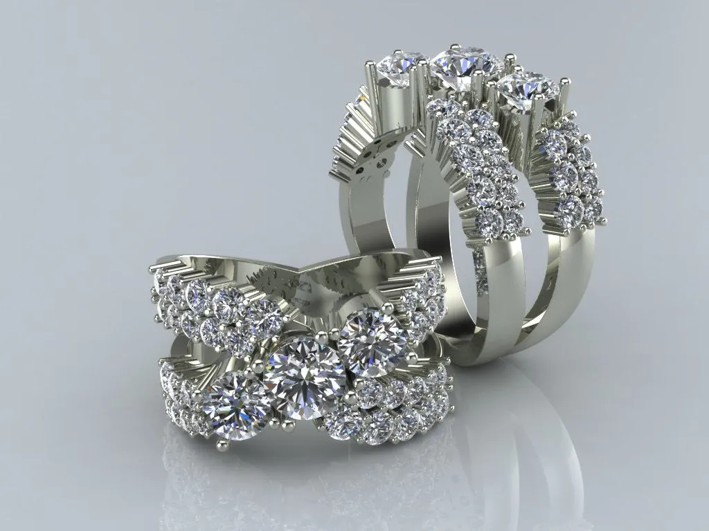 Contemporary Wedding Ring Redesign