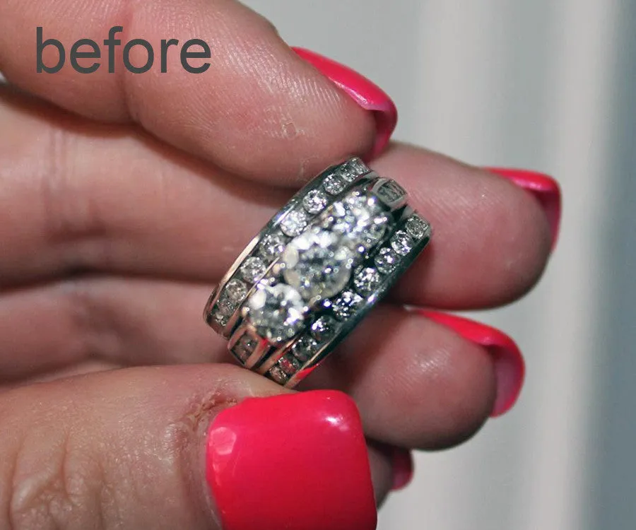 Contemporary Wedding Ring Redesign