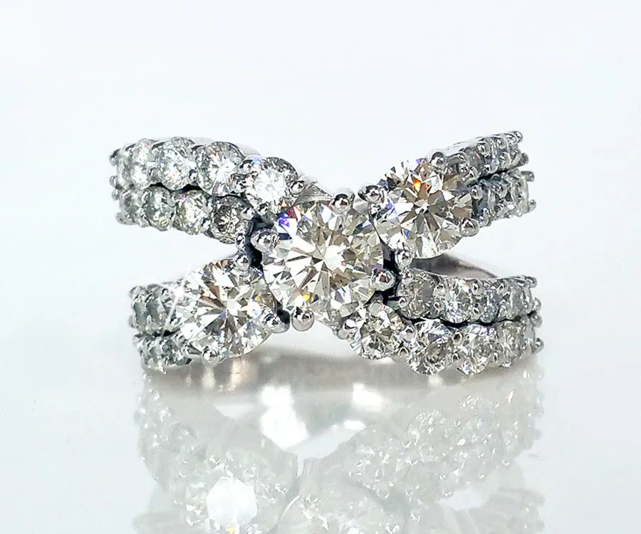 Contemporary Wedding Ring Redesign