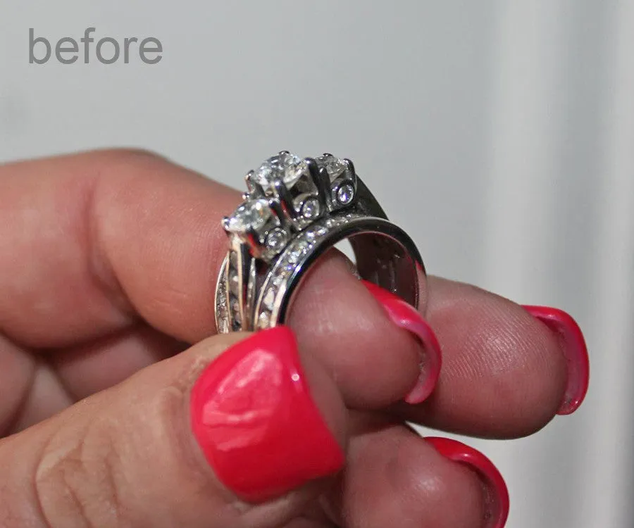 Contemporary Wedding Ring Redesign