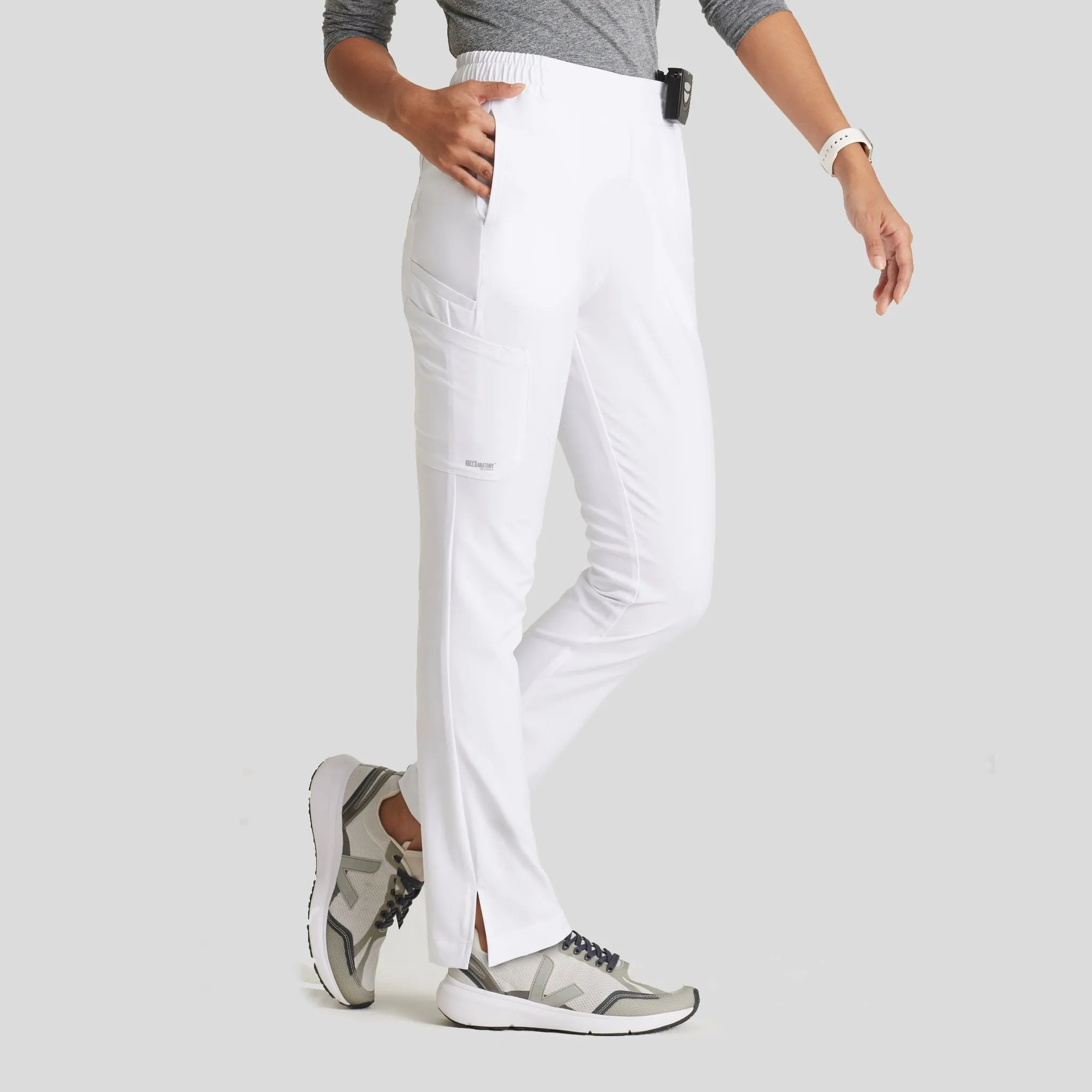 Cosmo Scrub Pant | White