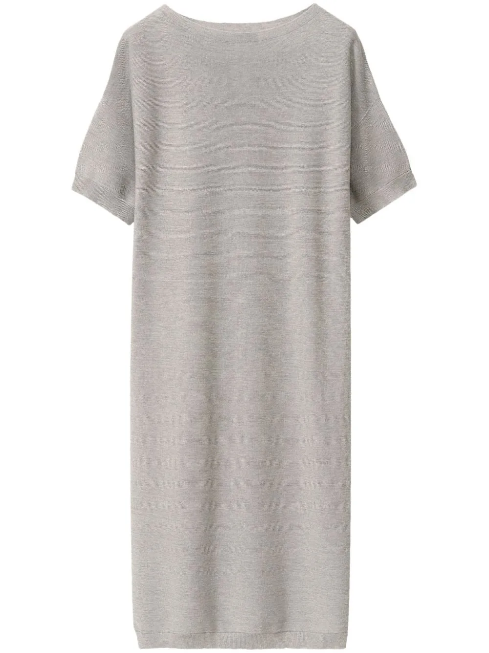 Cotton knitted midi dress
