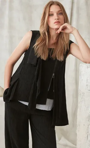 Crea Concept Black Vest/Top
