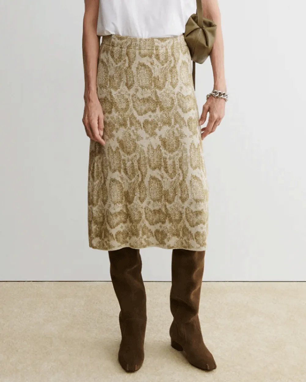 Cream Amis Skirt