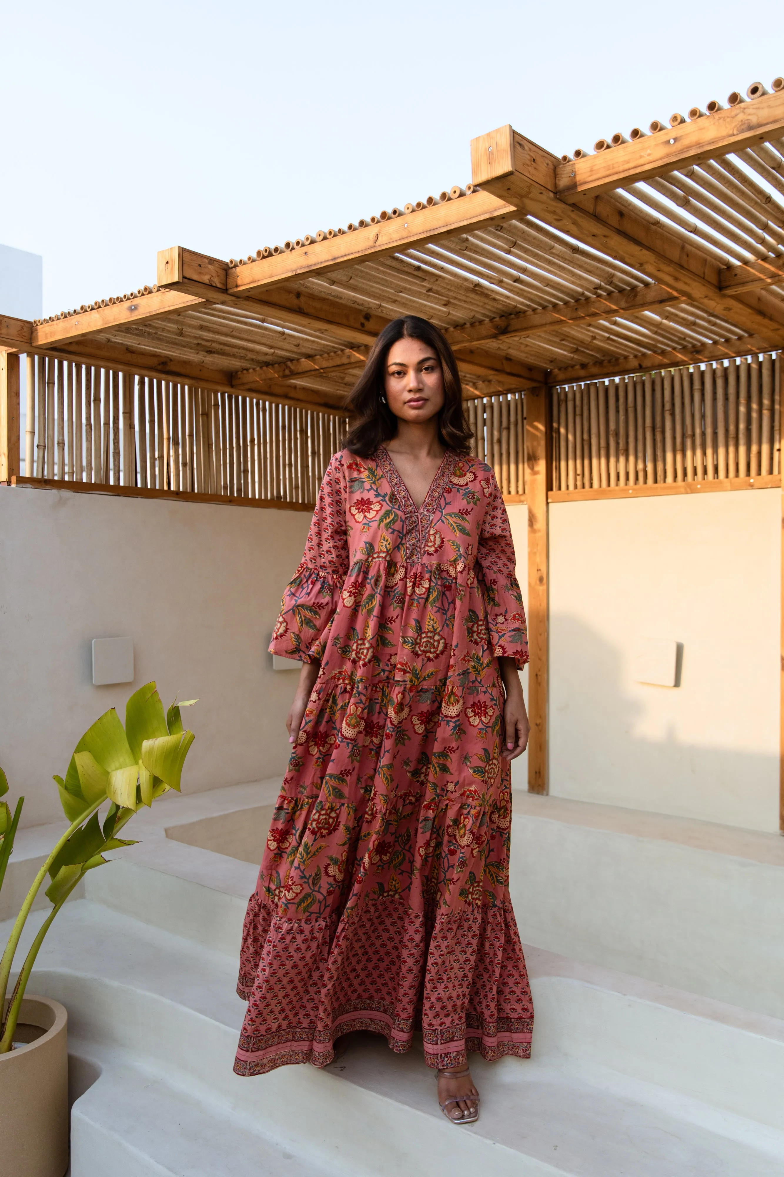 Dawn Tier Ruffle Dress