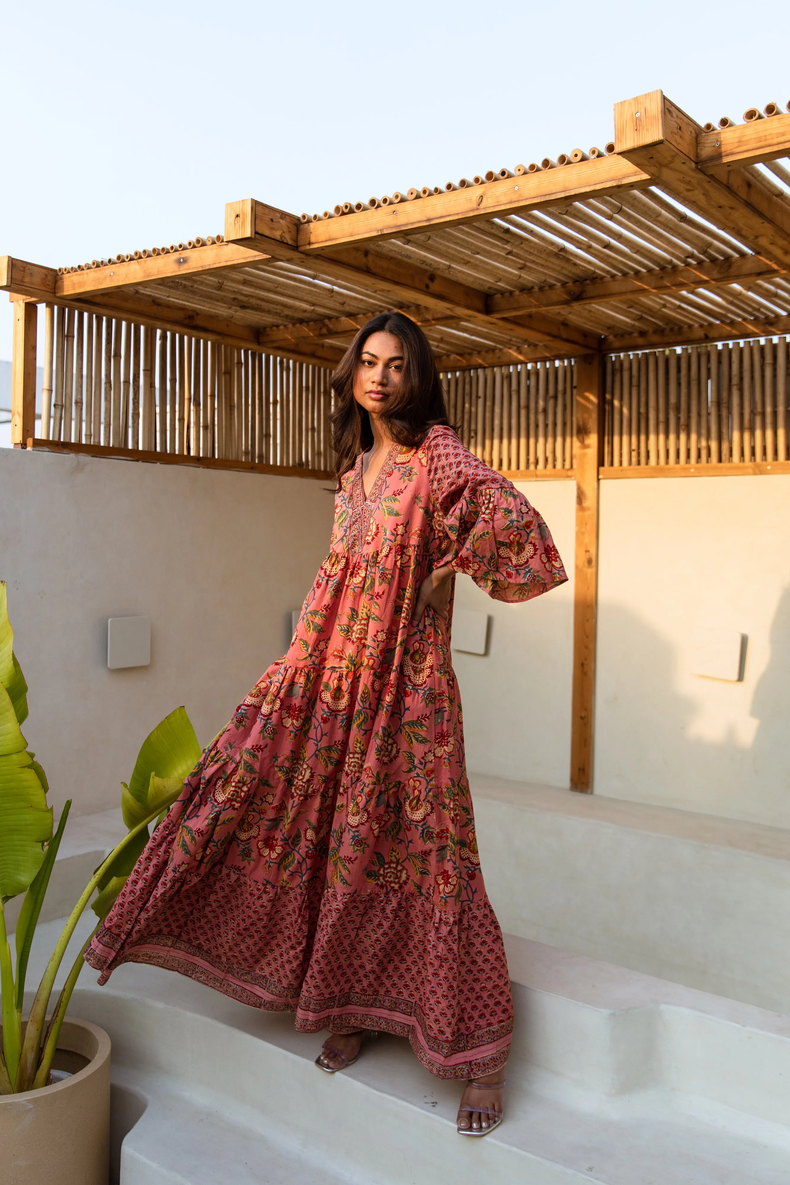 Dawn Tier Ruffle Dress