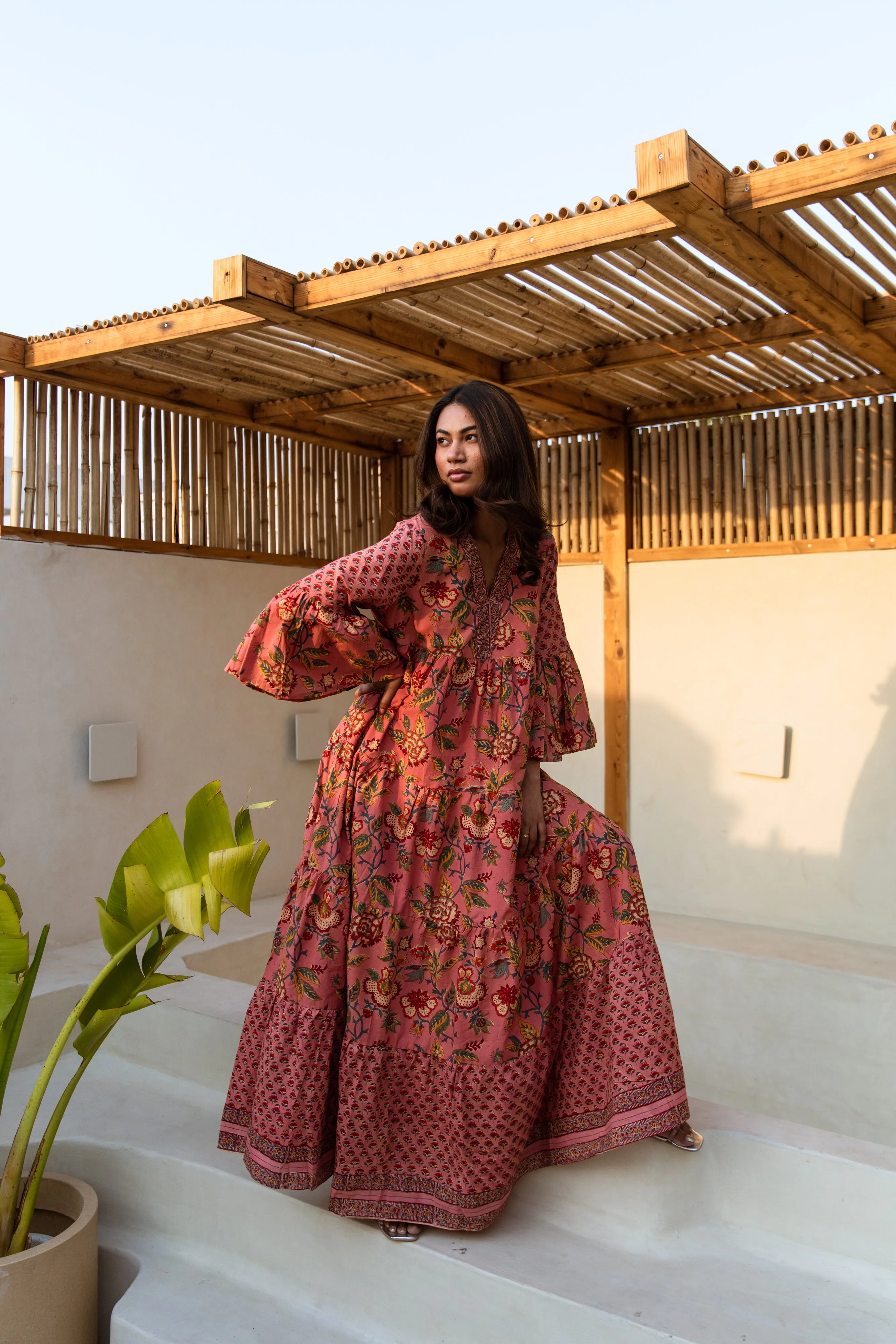 Dawn Tier Ruffle Dress