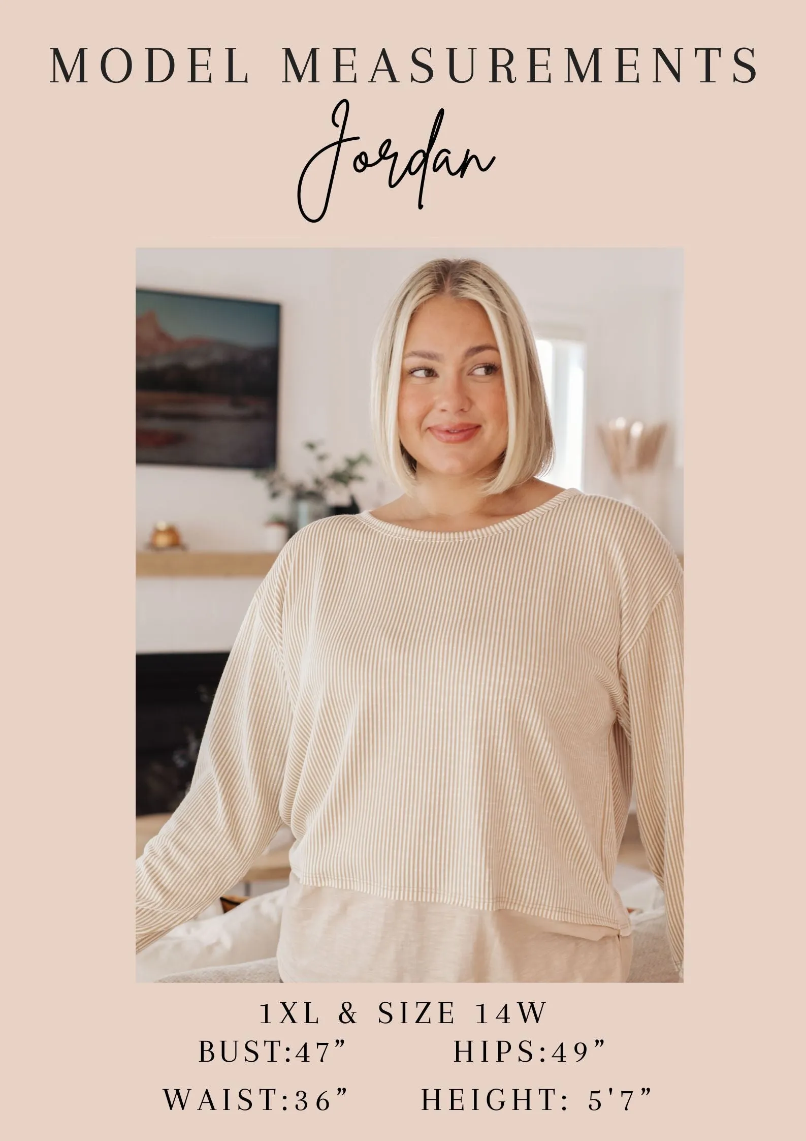 Dear Scarlett Ombre Mint Stripe Lizzy Top