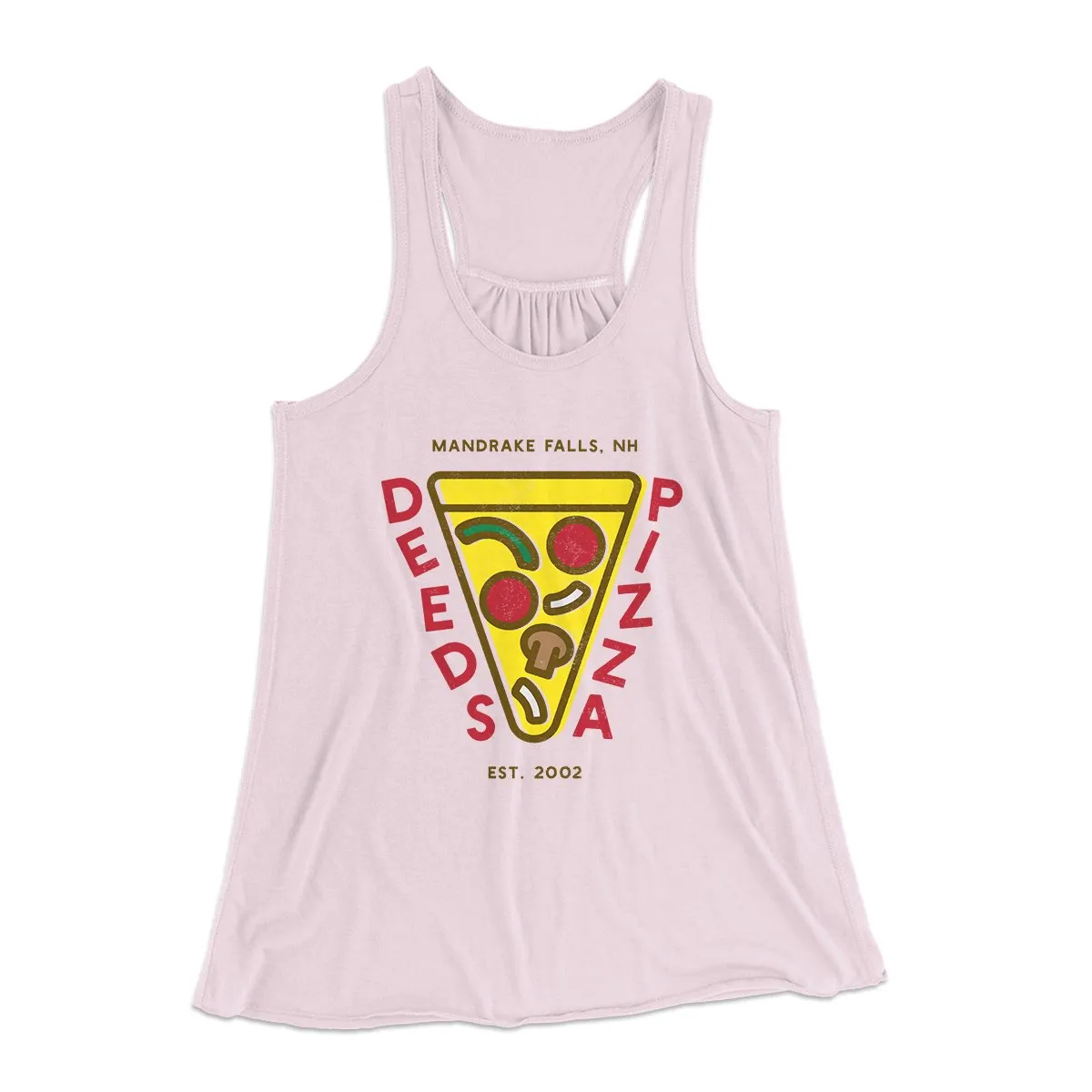 Deeds Pizza Women's Flowey Tank Top