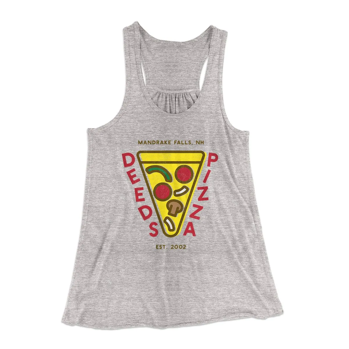 Deeds Pizza Women's Flowey Tank Top