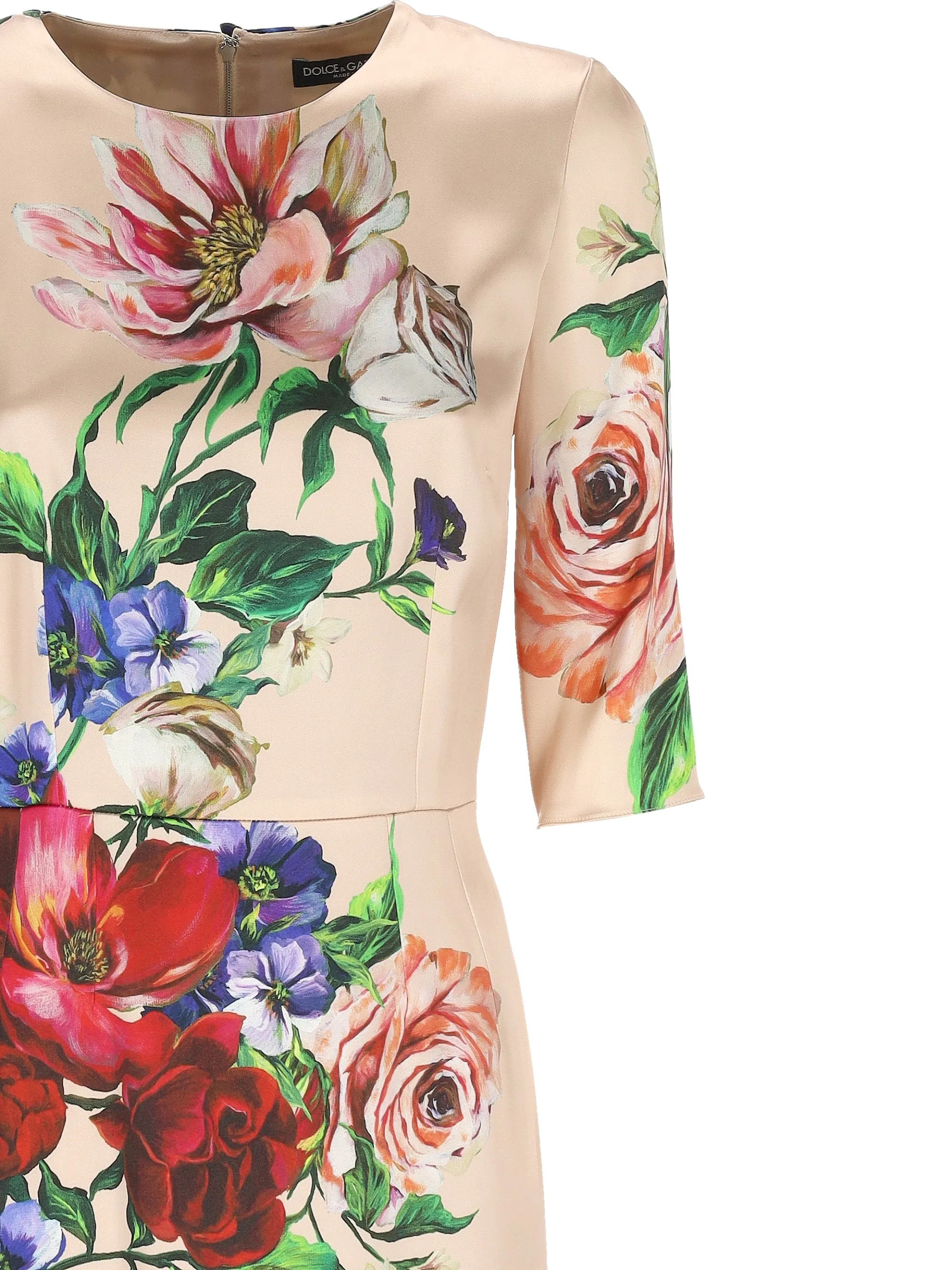 Dolce & Gabbana Fiori Antichi Floral Print Dress