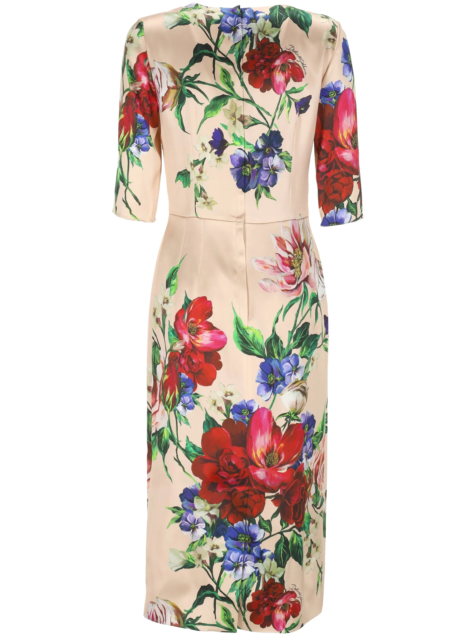Dolce & Gabbana Fiori Antichi Floral Print Dress