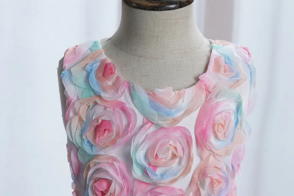 Doll Cake Ruffle Dress-Pink