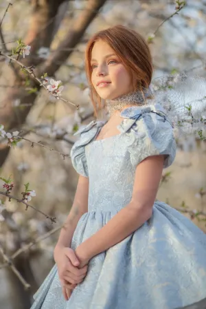 Doll dress in blue