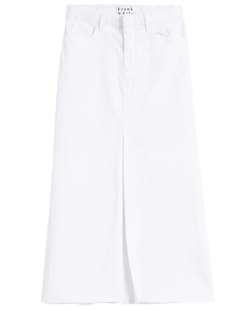 Donnybrook Denim Skirt in Vintage White