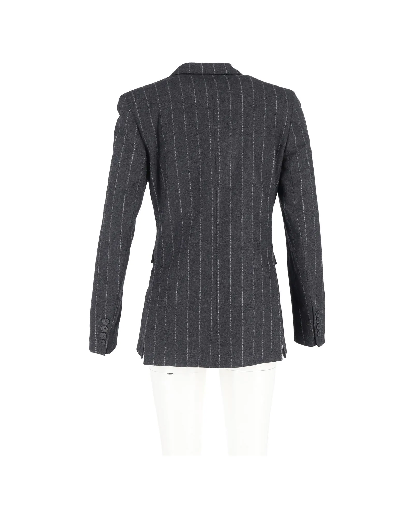 Double Breasted Pinstripe Blazer