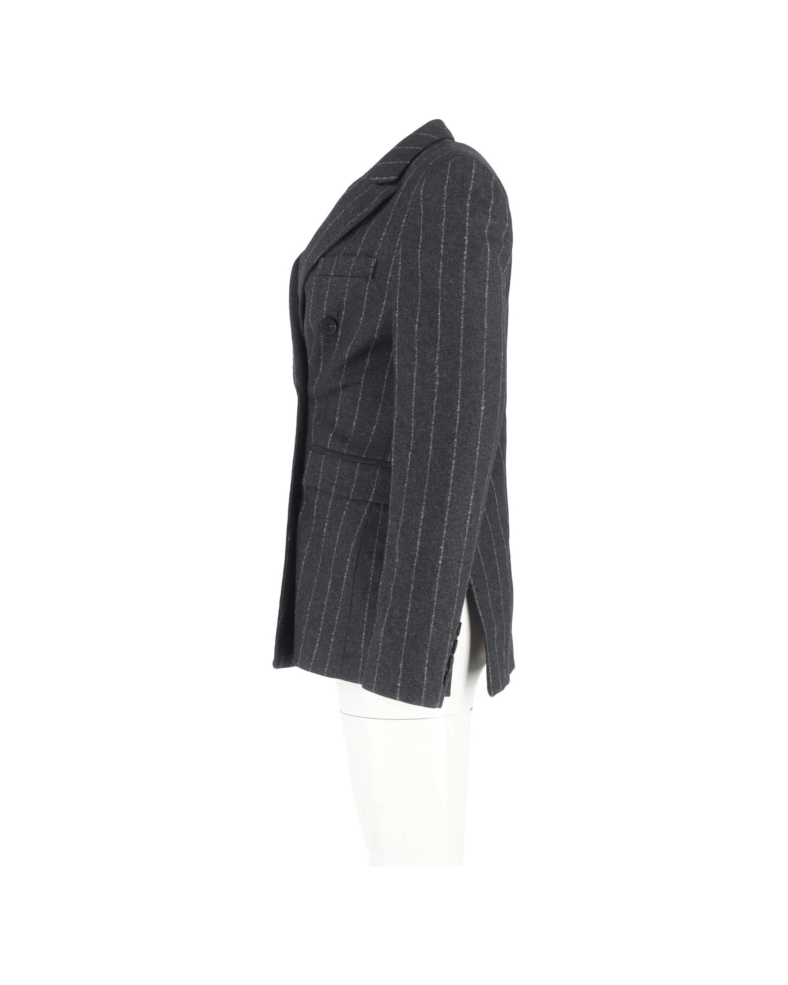Double Breasted Pinstripe Blazer