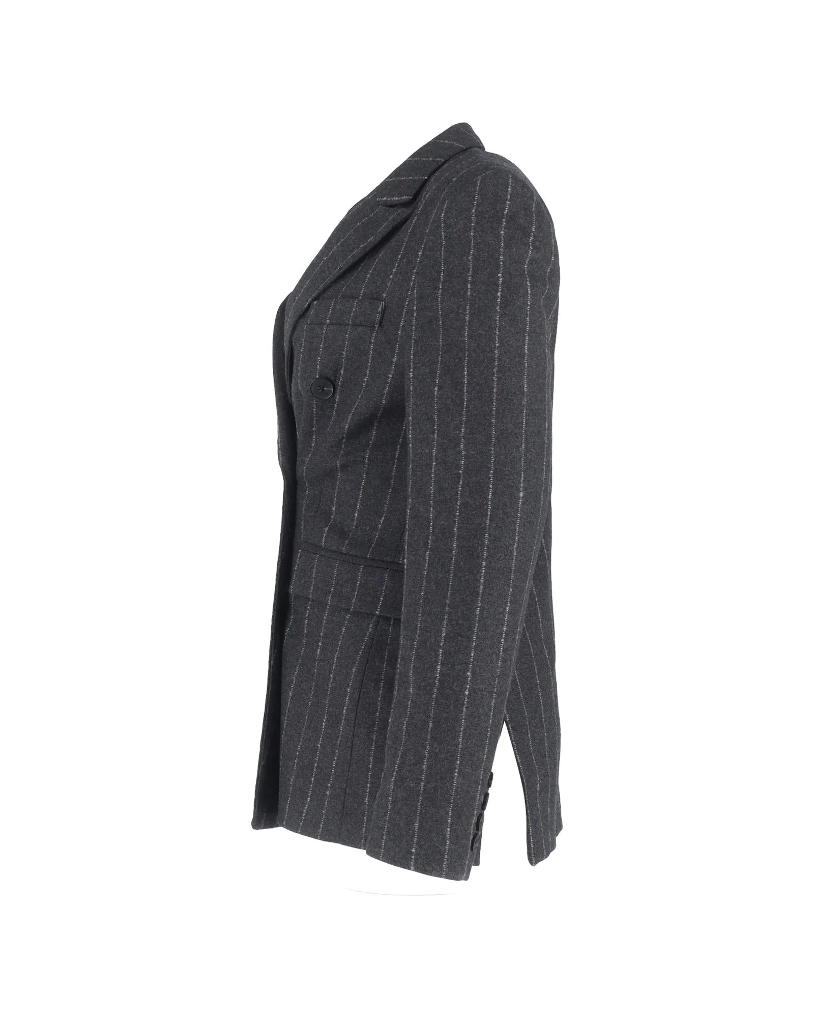 Double Breasted Pinstripe Blazer
