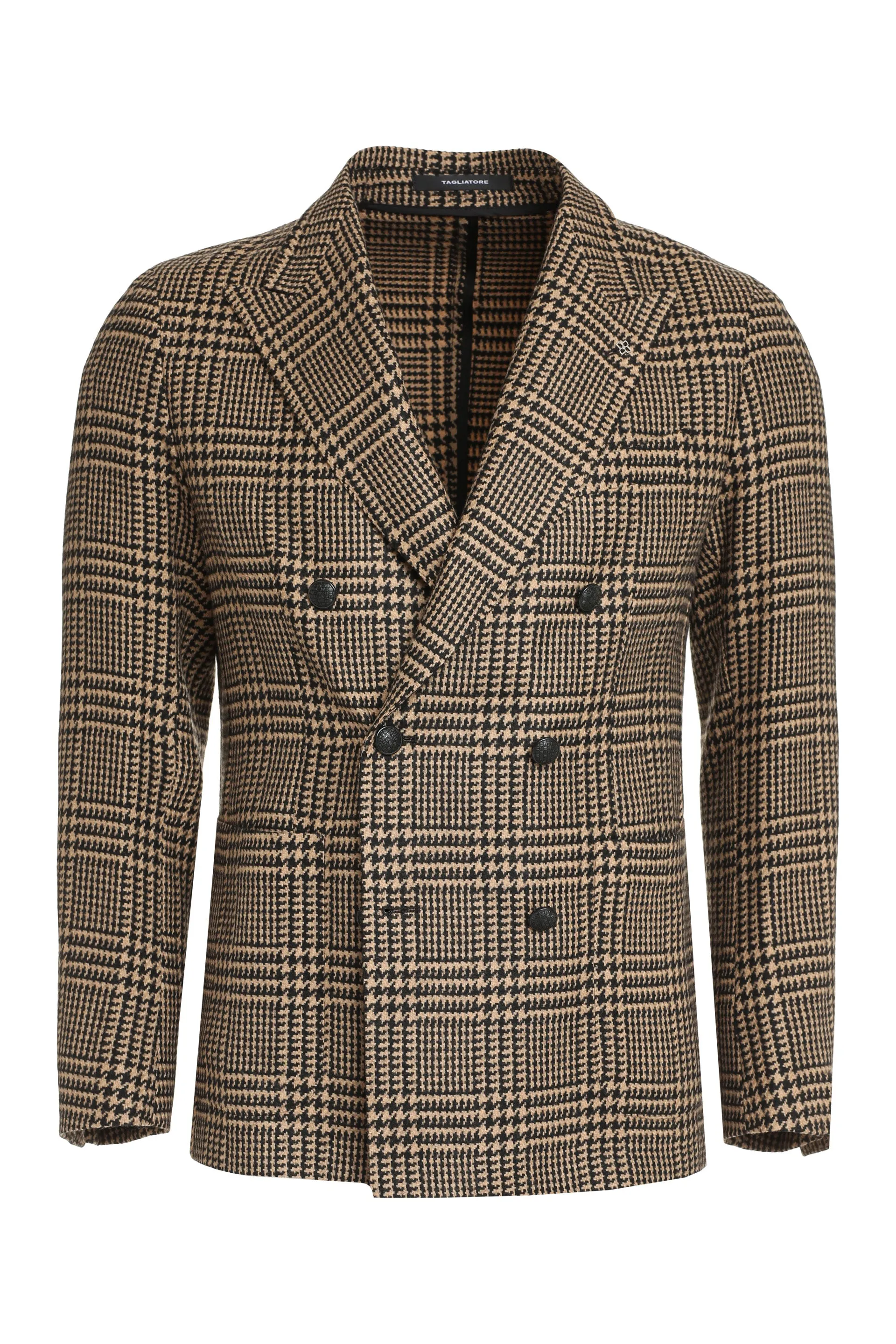 Double-breasted virgin wool jacket