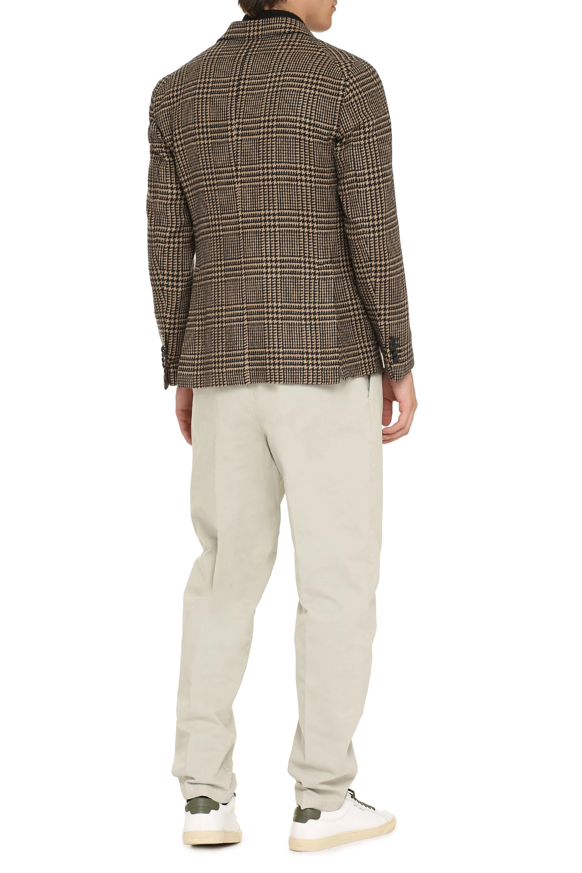 Double-breasted virgin wool jacket