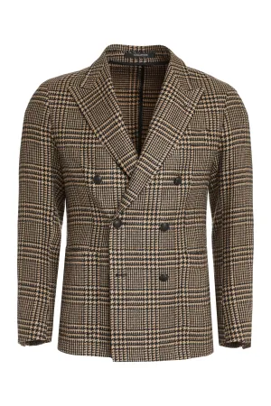 Double-breasted virgin wool jacket