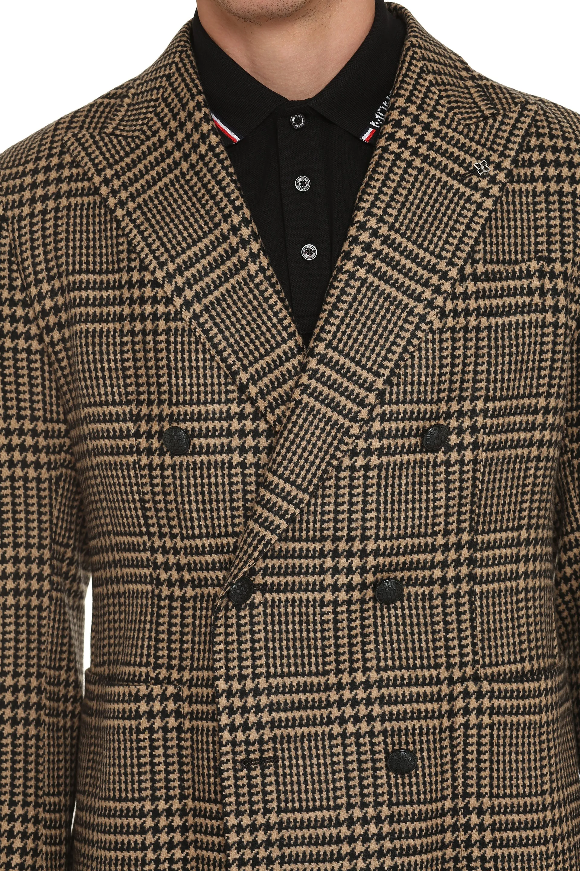 Double-breasted virgin wool jacket
