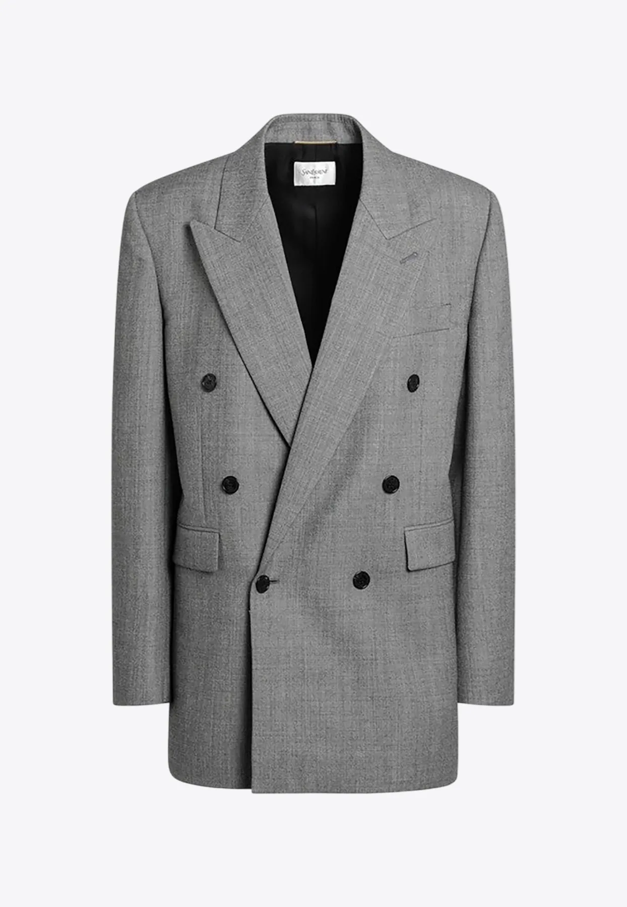 Double-Breasted Wool Blazer