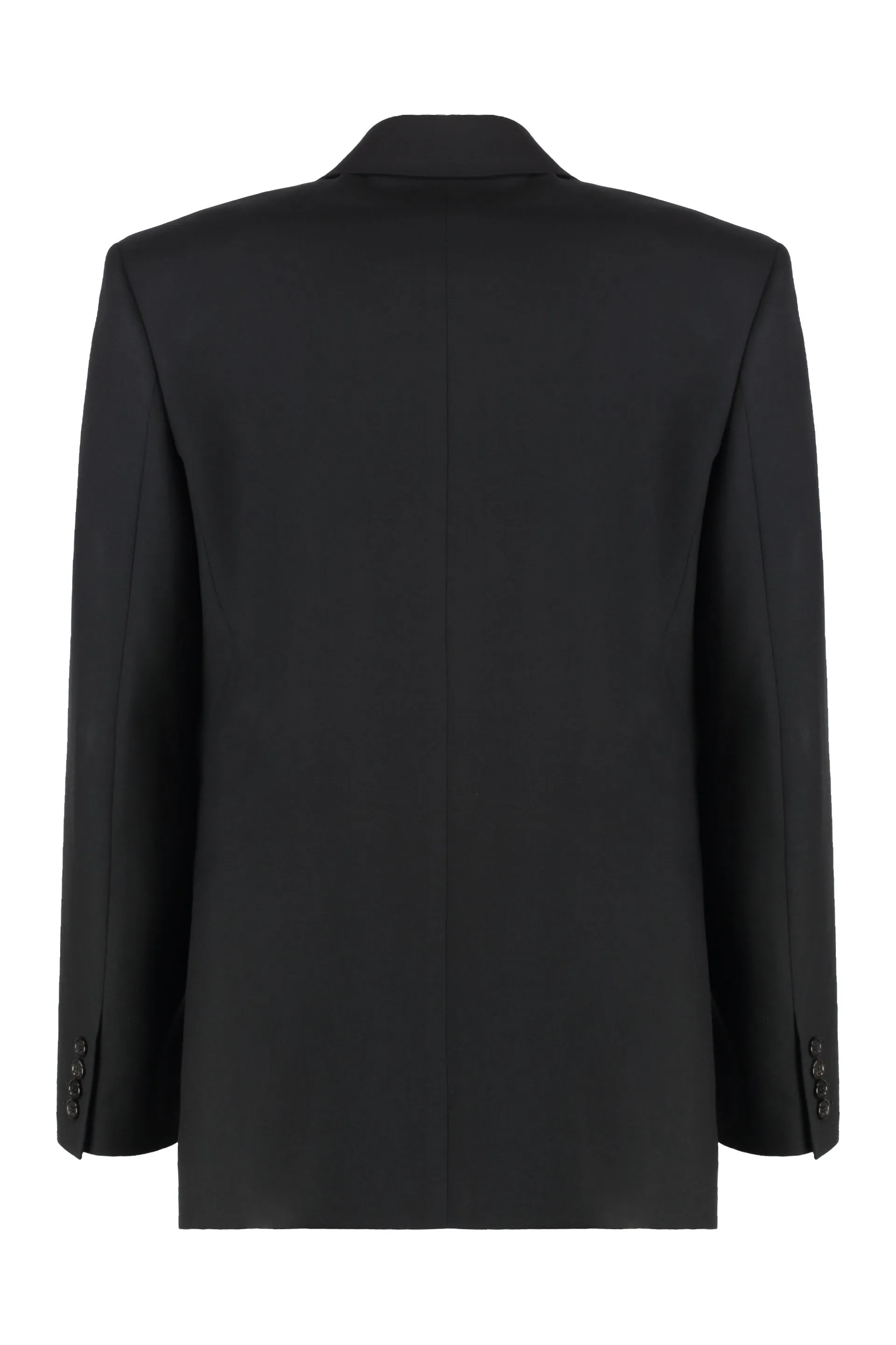 Double-breasted wool jacket