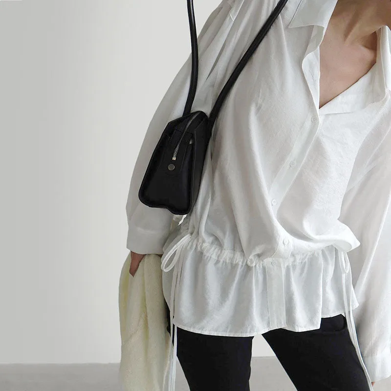 Draped Long-sleeved Top