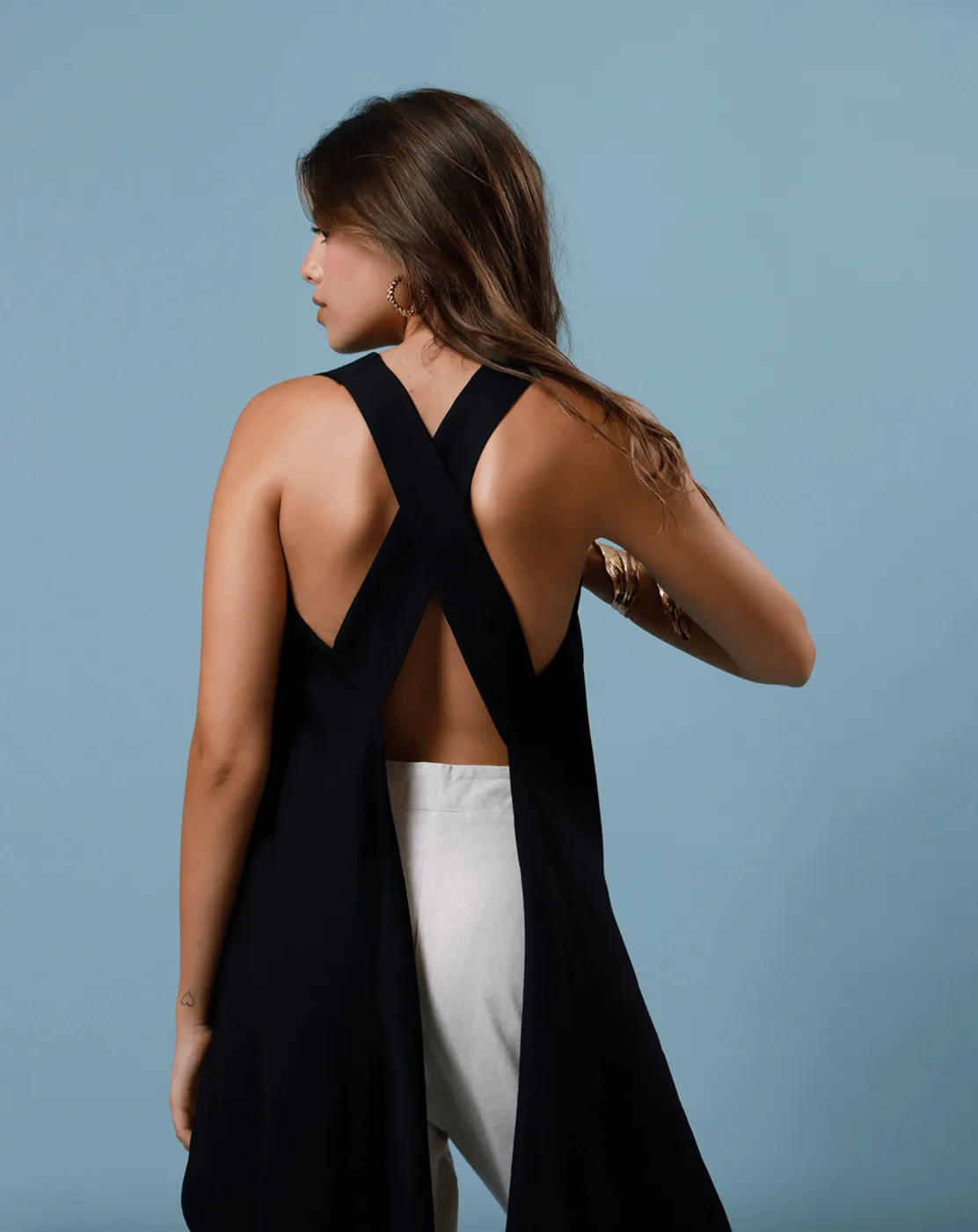 Draped top