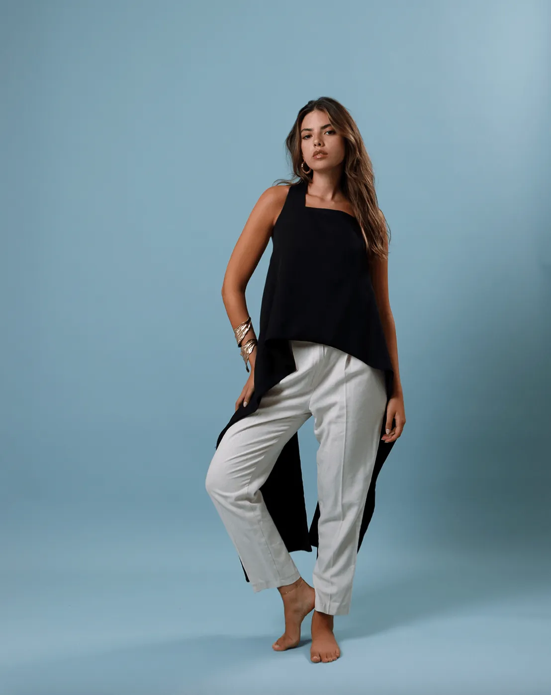 Draped top
