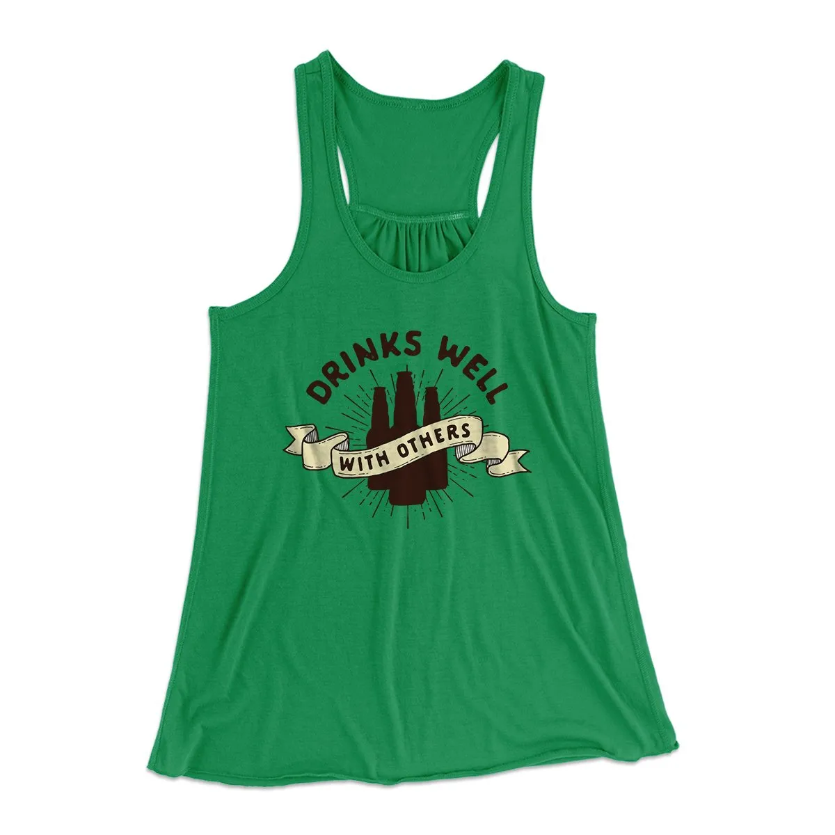 Drinks Well with Others Women's Flowey Tank Top