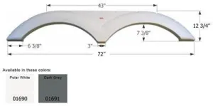 Dutchmen 5th Wheel Travel Trailer FS790 - Polar White