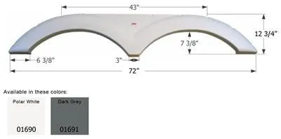 Dutchmen 5th Wheel Travel Trailer FS790 - Polar White