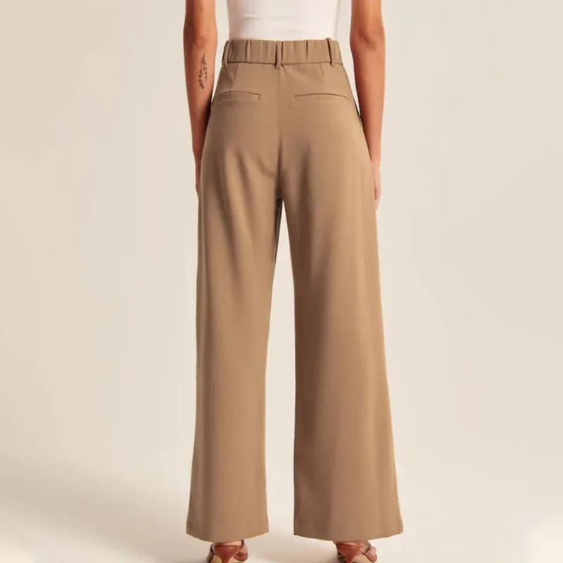 Effortless Tailored Wide Leg Pants