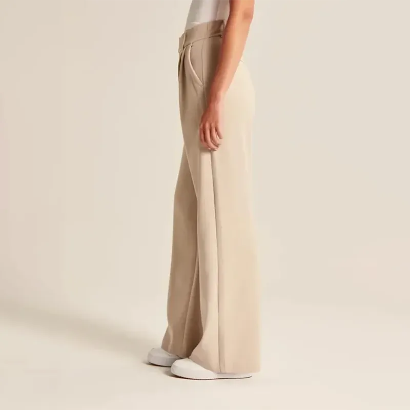 Effortless Tailored Wide Leg Pants