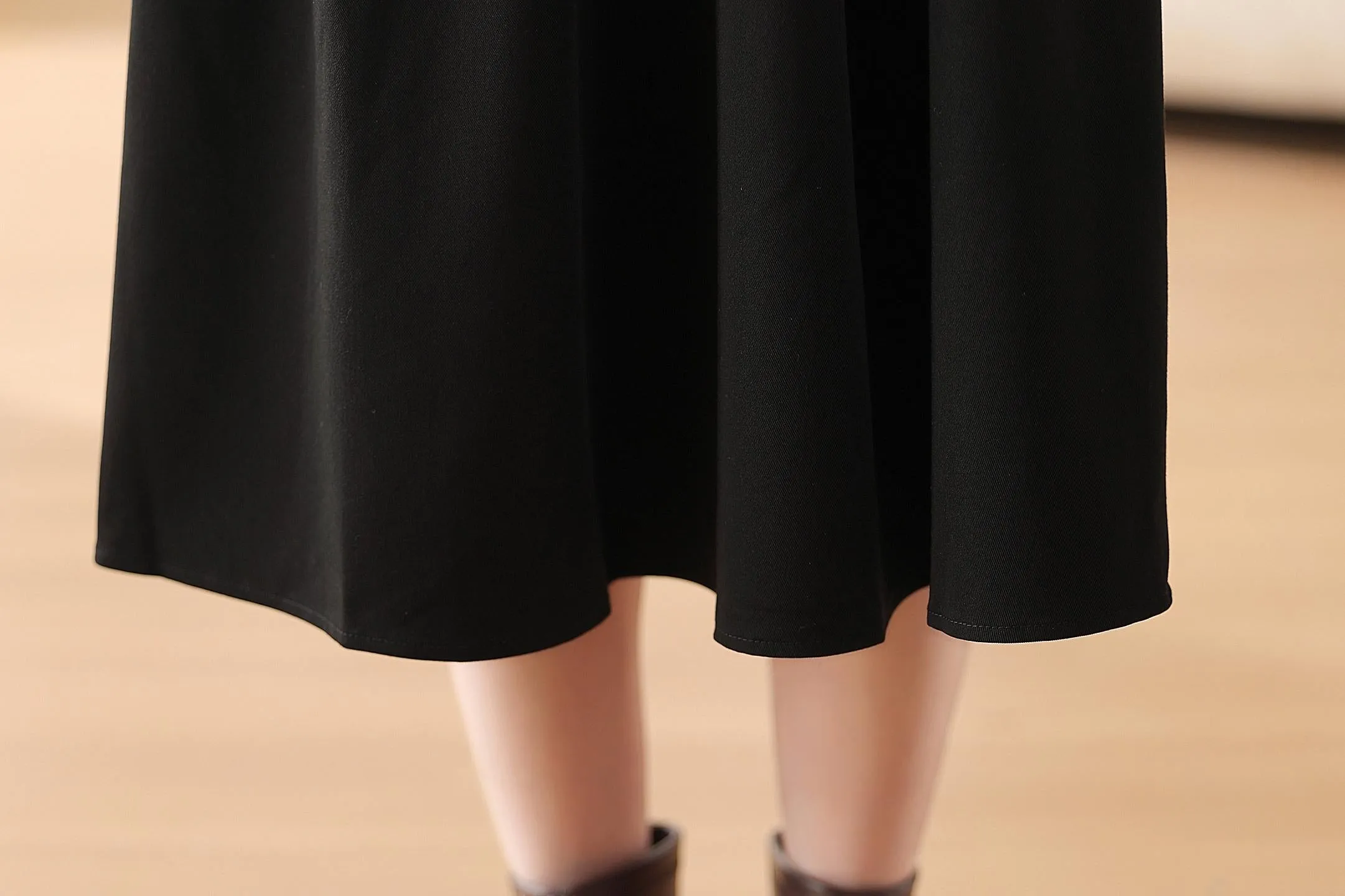 Elegant A-line Drawstring-waisted Dress for Women