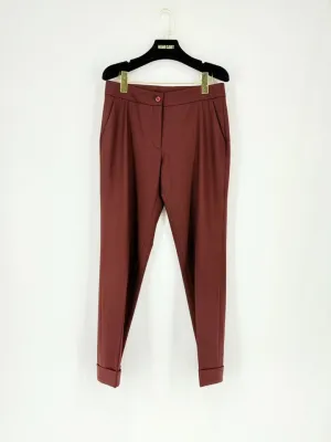 ETRO Tailored Burgundy Pants US4