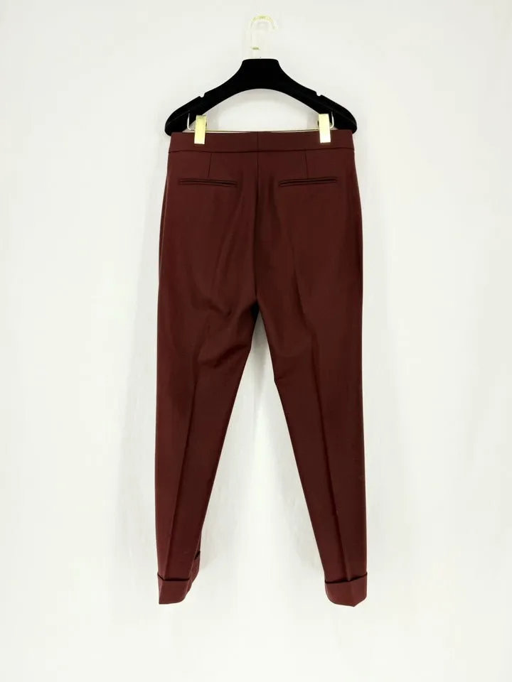 ETRO Tailored Burgundy Pants US4