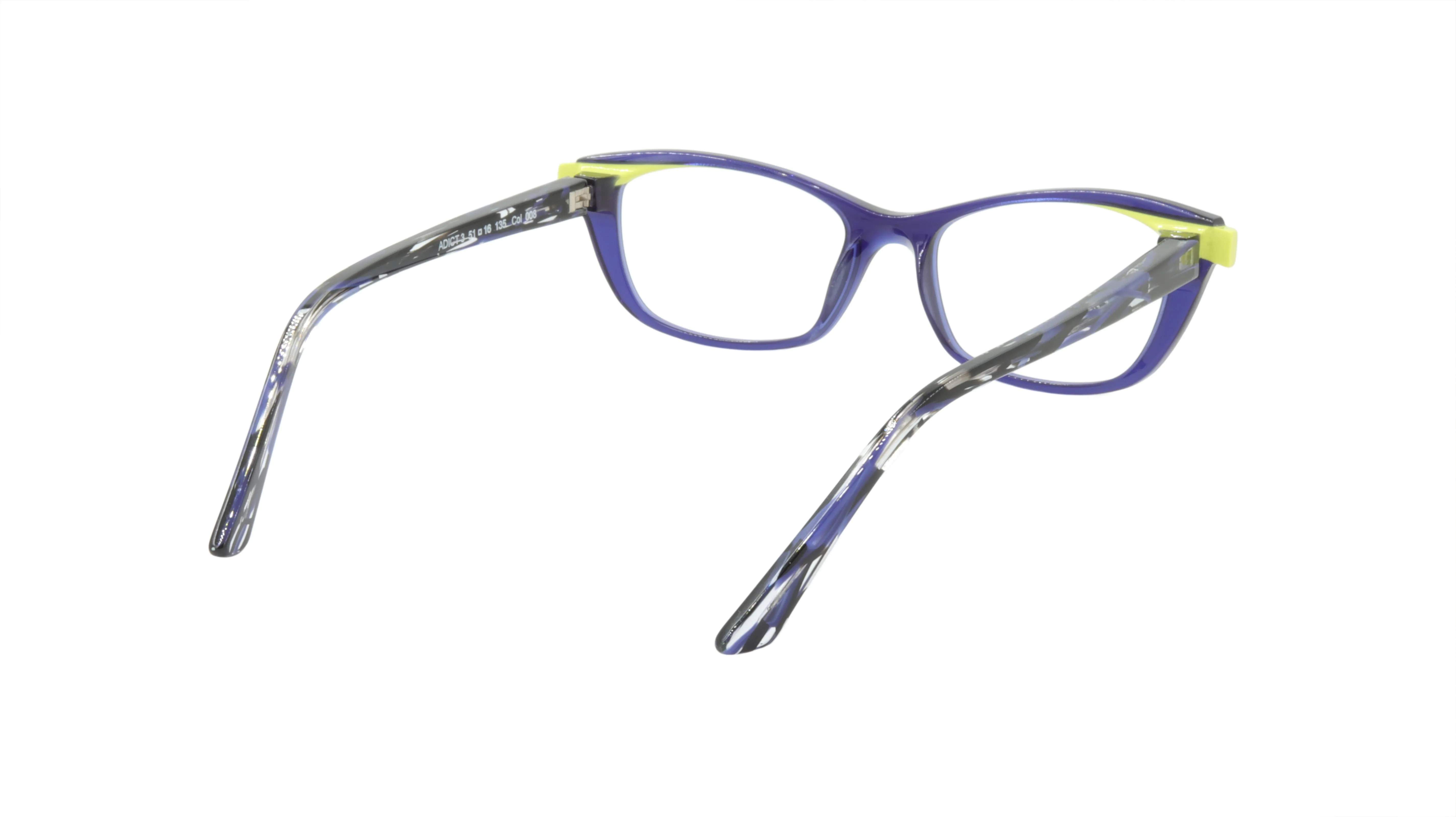 Face A Face Rectangle Eyeglasses in Contemporary Purple Acetate